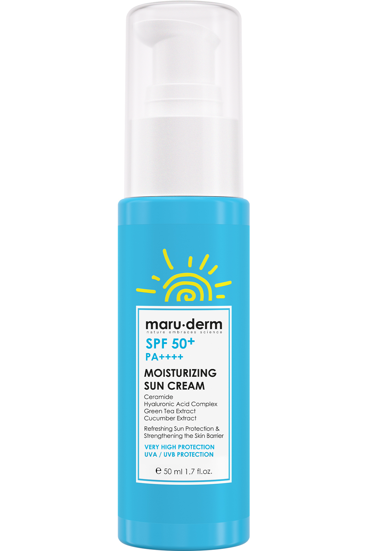 Maruderm SPF 50+ Feuchtigkeitsspendende Sonnencreme 50 ML