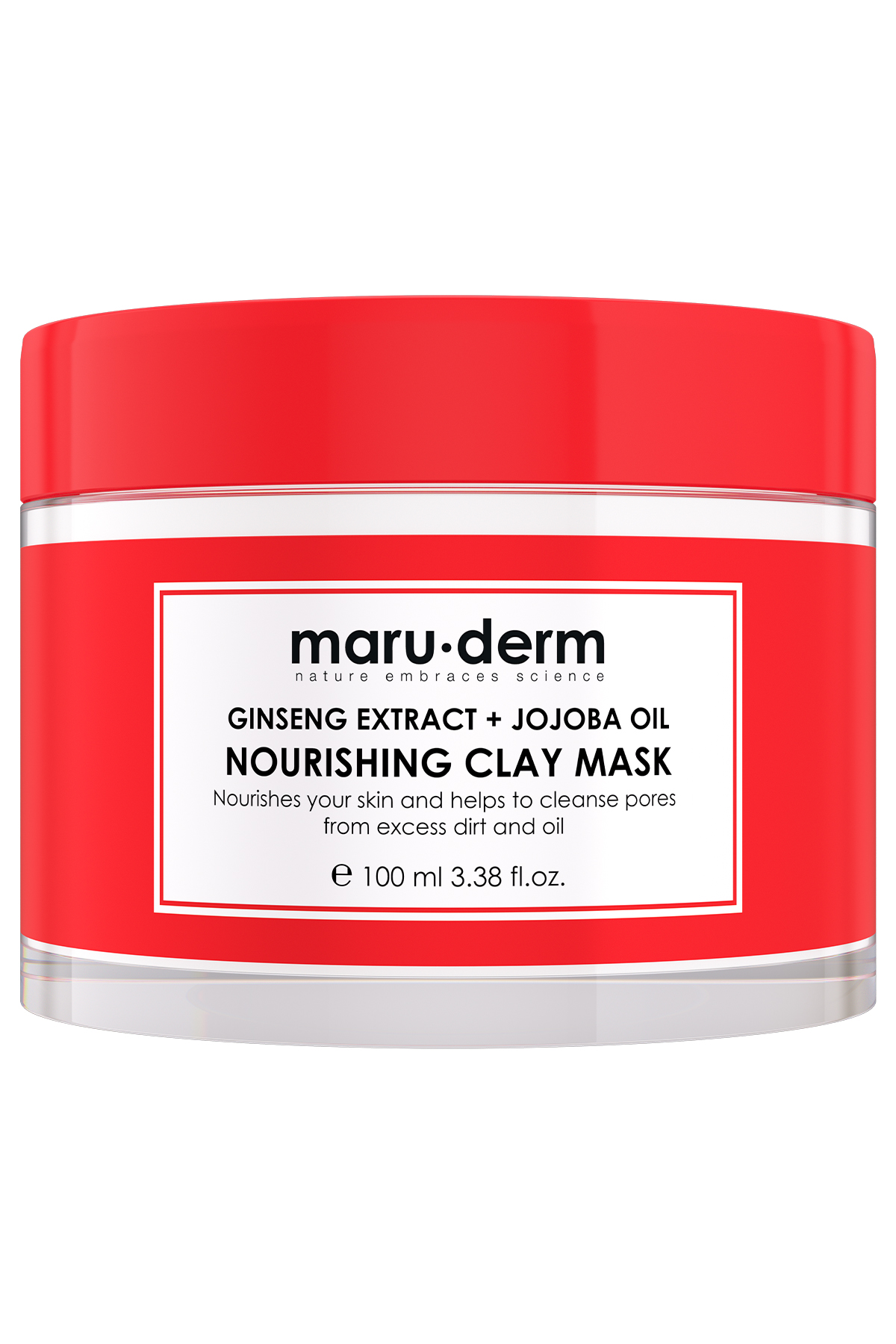 Maruderm Ginseng Extract + Jojoba Oil Nourishing Clay Mask 100 ML