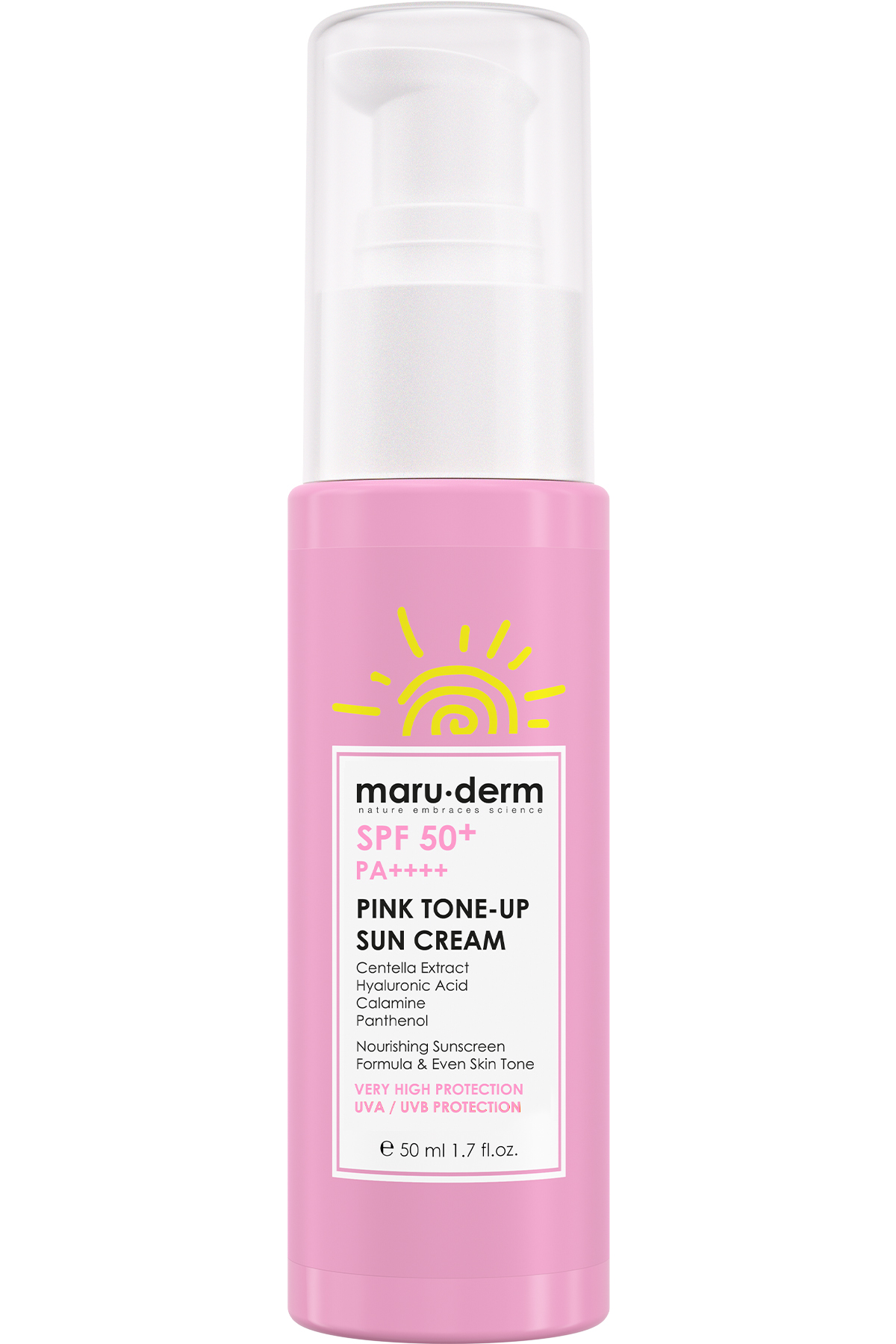 Maruderm SPF 50+ Pink Tone-Up Sun Cream 50 ML